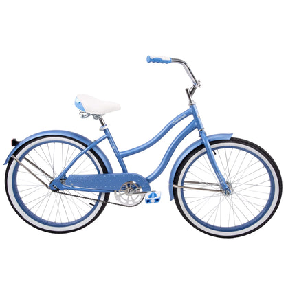 24" Cranbrook Girls' Cruiser Bike with Perfect Fit Frame, Ages 12+ Years, Periwinkle